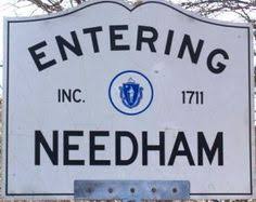 Entering Needham logo
