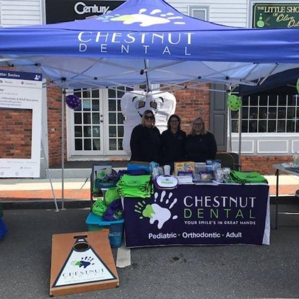 Lauren, Dr. Amy Regen and Christine enjoyed being a part of the Franklin Harvest Festival the Franklin Downtown Partnership hosted.